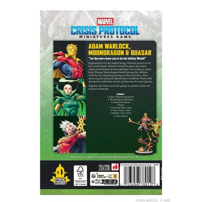 Marvel: Crisis Protocol Adam Warlock, Moondragon, Quasar Character Pack