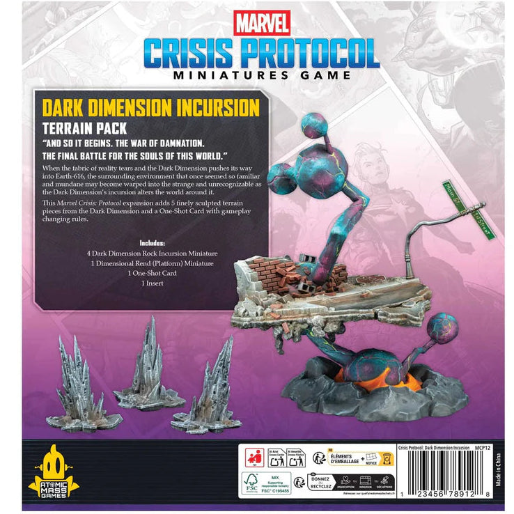 Marvel: Crisis Protocol - Dark Dimension Incursion Terrain Pack