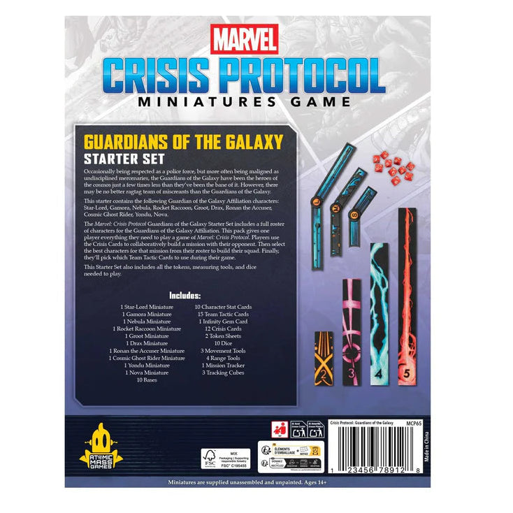 Marvel: Crisis Protocol - Guardians of The Galaxy Starter Set
