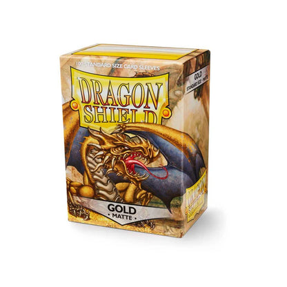 Dragon Shield Matte - Gold 100pk