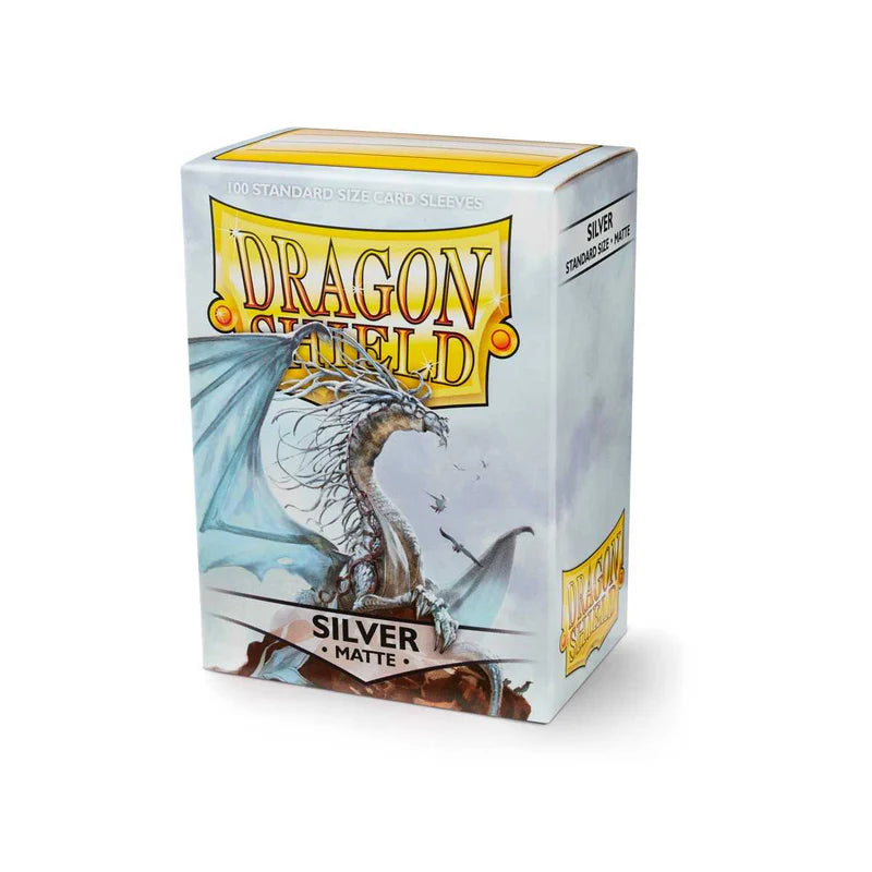Dragon Shield Matte - Silver 100pk