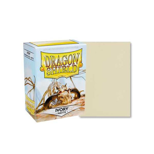 Dragon Shield Matte - Ivory 100pk