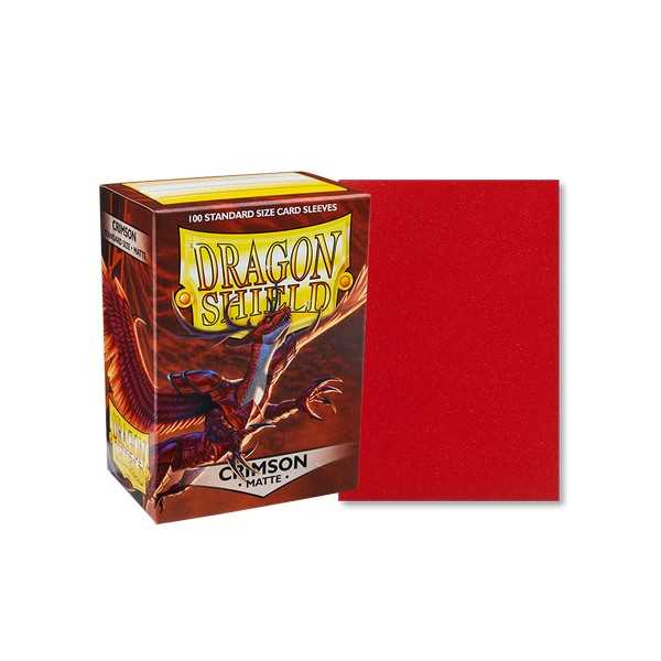 Dragon Shield Matte - Crimson 100pk
