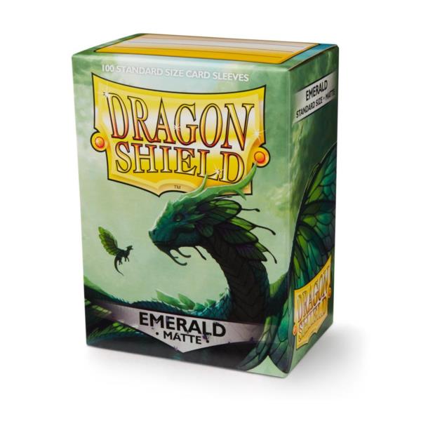 Dragon Shield Matte - Emerald 100pk
