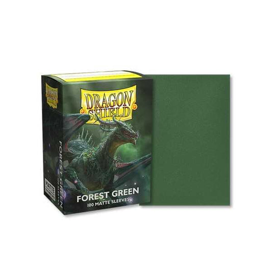 Dragon Shield Matte Sleeves - Forest Green 100pk