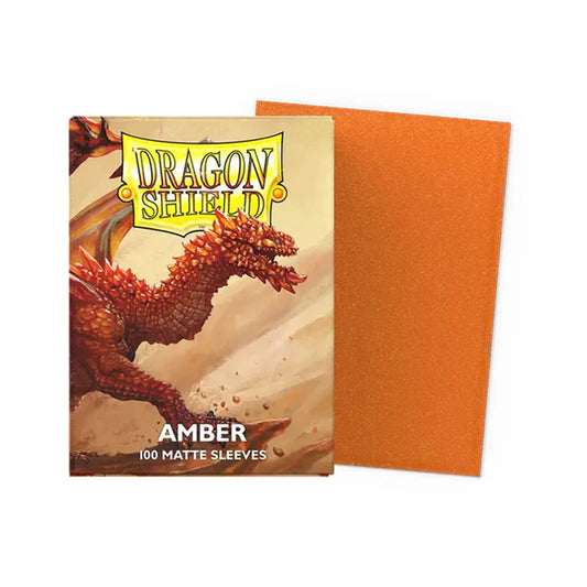 Dragon Shield Matte Sleeves - Amber 100pk