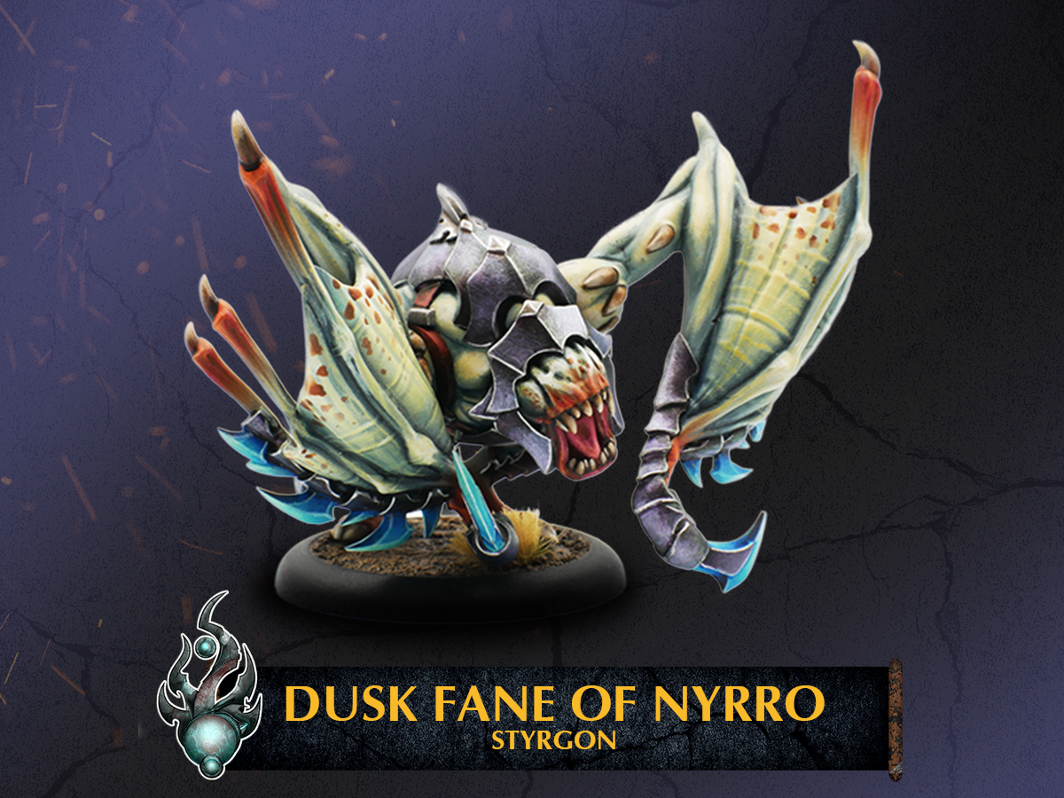 Warmachine: Dusk Fane of Nyrro Light Warbeast, Strygon