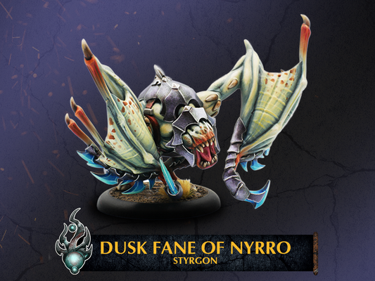 Warmachine: Dusk Fane of Nyrro Light Warbeast, Strygon