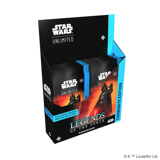 Star Wars: Unlimited Legends of the Force Carbonite Booster Display