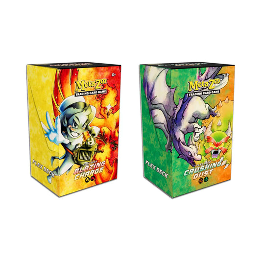 MetaZoo Flex Deck Crushing Gust and Blazing Charge