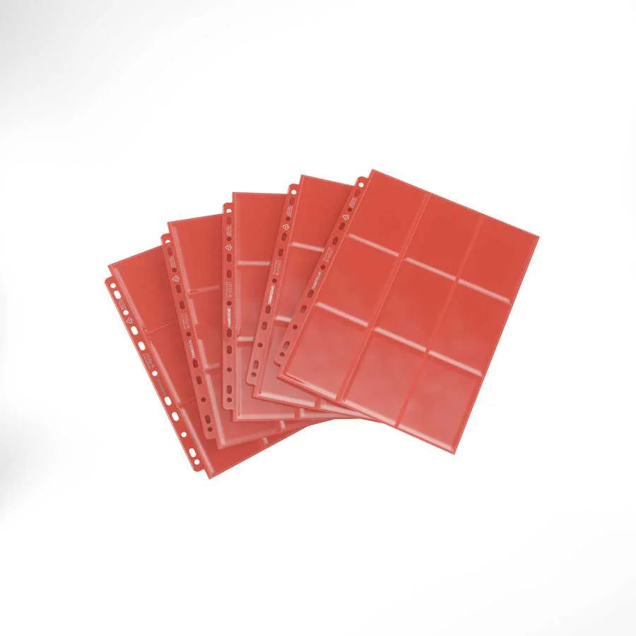 Sideloading 18-Pocket Pages - Red (10) Pack