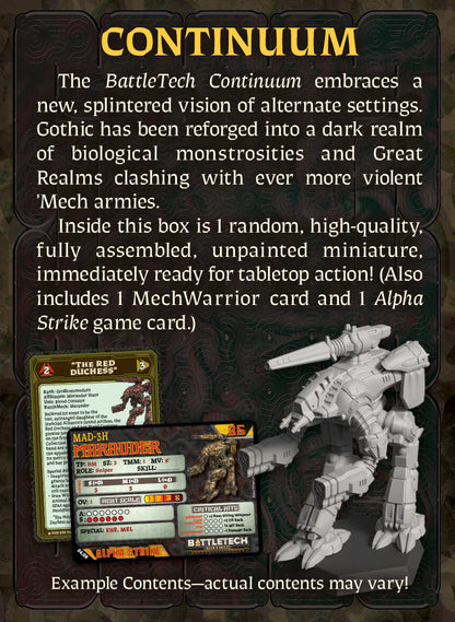 BattleTech Salvage Box Gothic POP