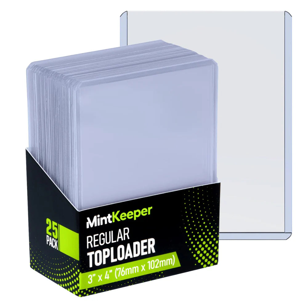 MintKeeper 3"x4" Regular Toploaders 25 Pack