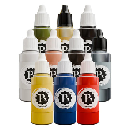 P3 Paints: Starter Set Dropper Bottle (10 paints)