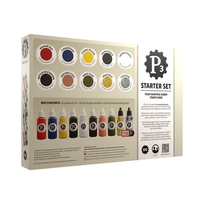 P3 Paints: Starter Set Dropper Bottle (10 paints)