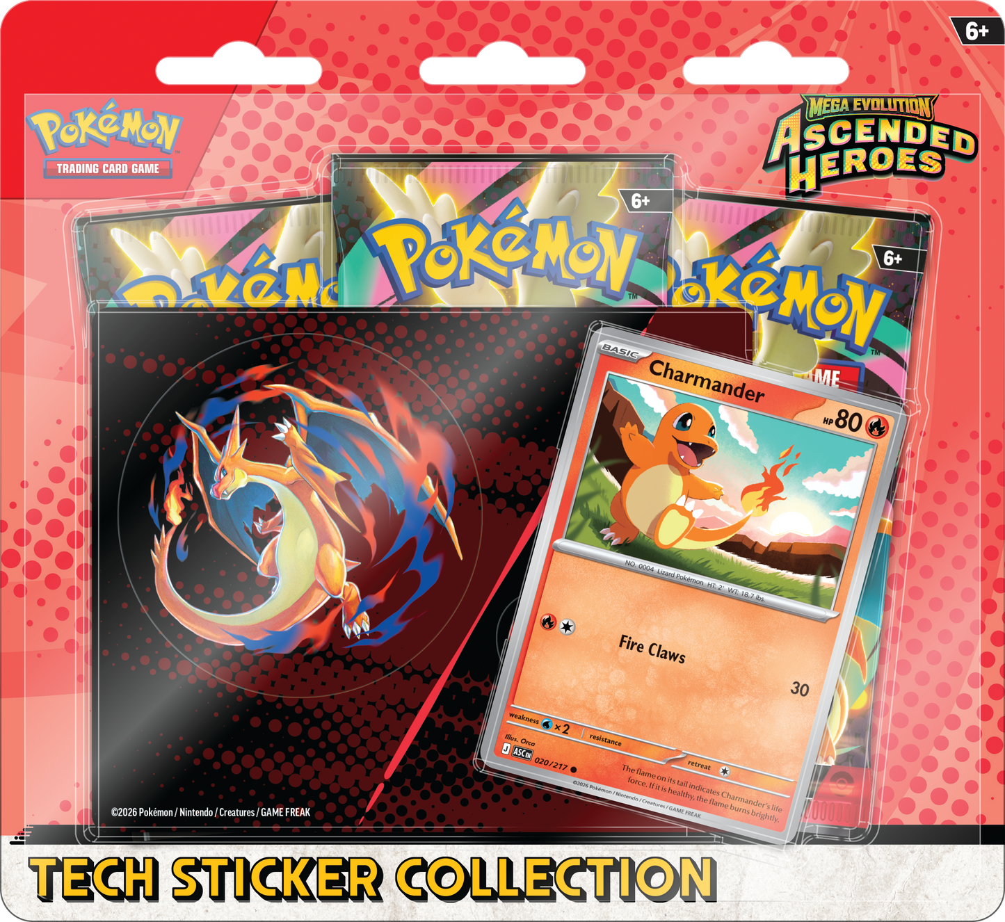 Pokémon TCG: Mega Evolution Ascended Heroes - Tech Sticker Collection - Assorted
