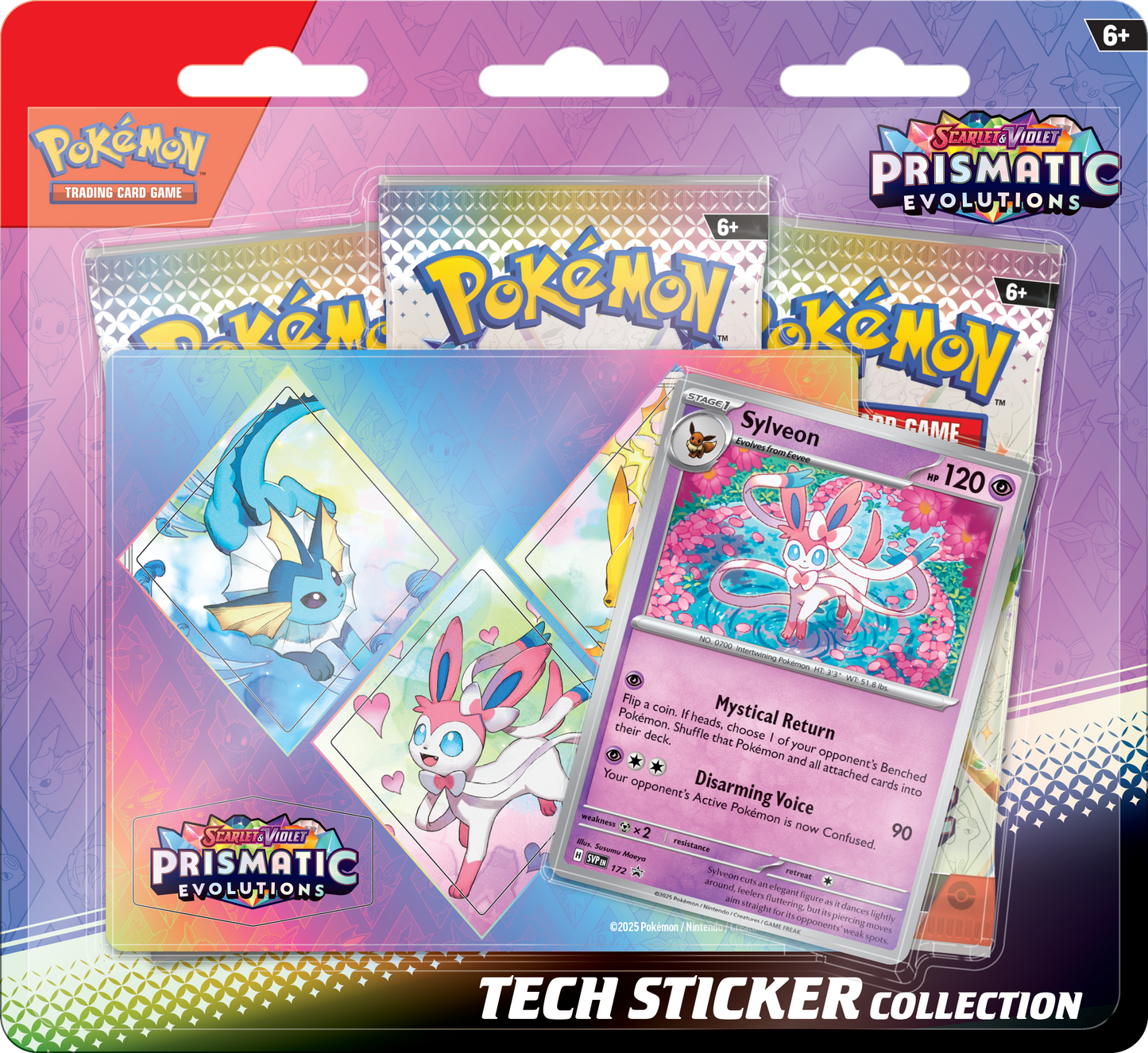 Pokémon TCG: Scarlet & Violet 8.5 - Prismatic Evolutions Tech Sticker Collection