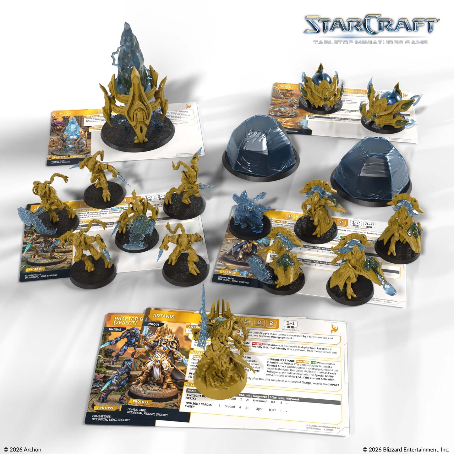 STARCRAFT® PROTOSS STARTER SET FOUNDERS EDITION
