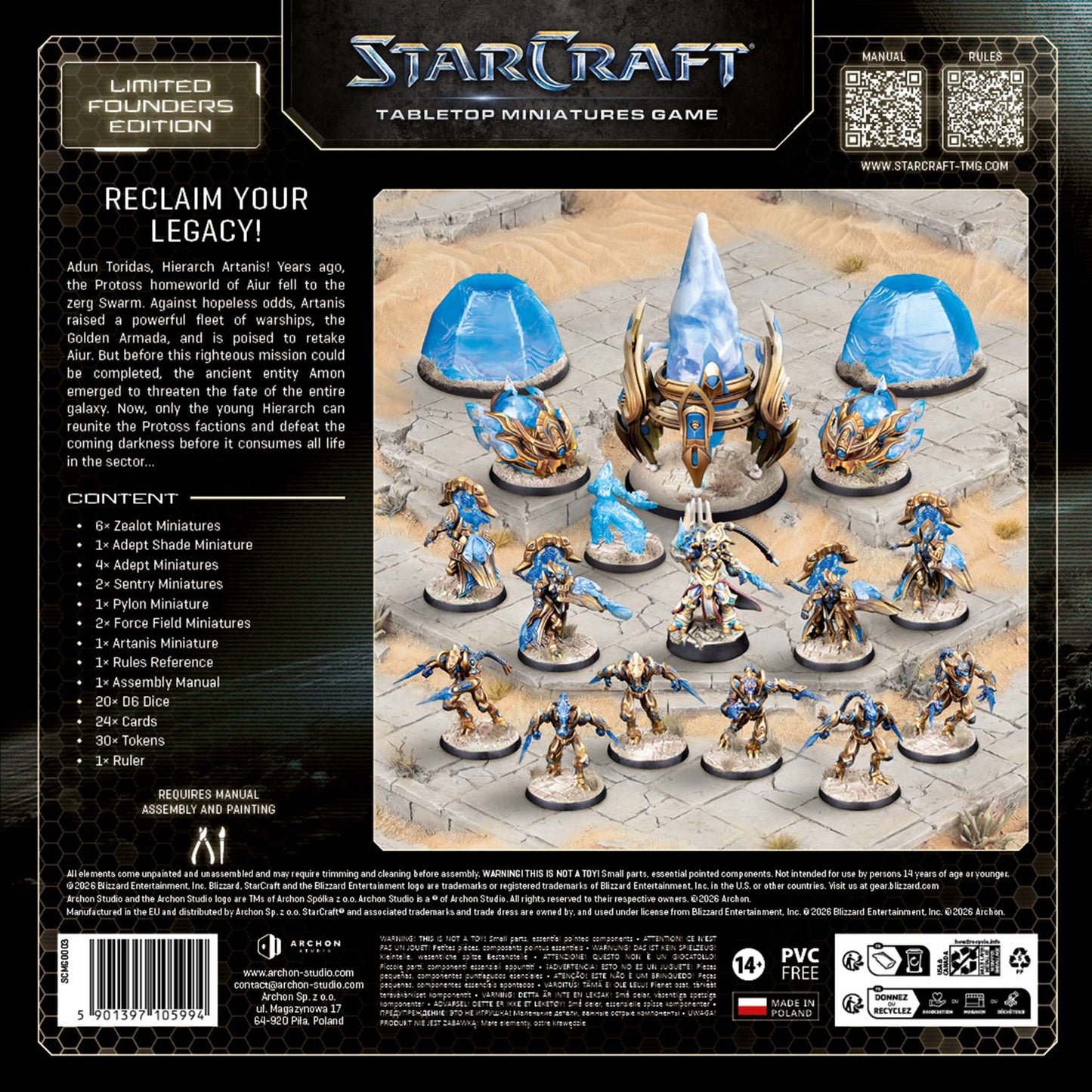 STARCRAFT® PROTOSS STARTER SET FOUNDERS EDITION