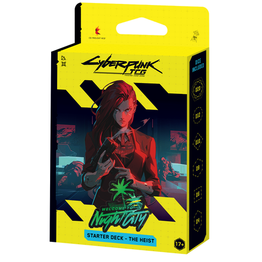Cyberpunk TCG - Welcome to Night City Starter Deck Display – The Heist