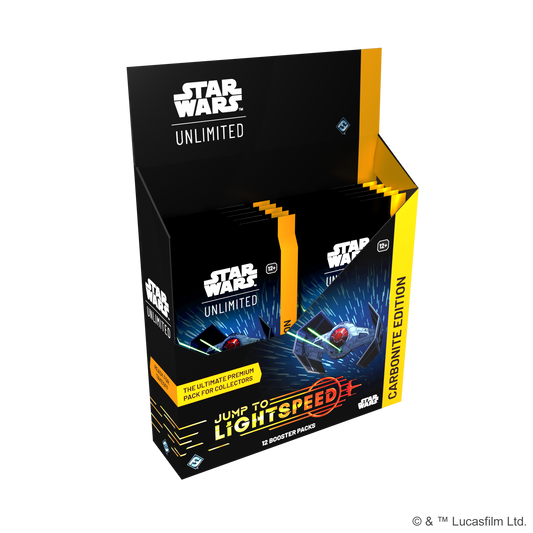 Star Wars: Unlimited Jump to Lightspeed Carbonite Collector Booster Display