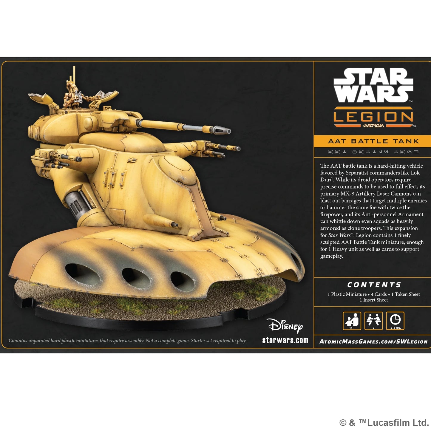 Star Wars: Legion -AAT Battle Tank