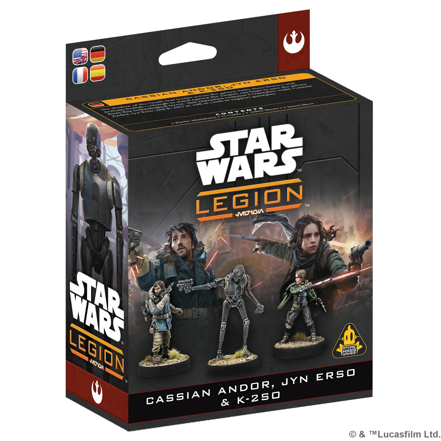 Star Wars: Legion – Cassian Andor, Jyn Erso & K-2SO