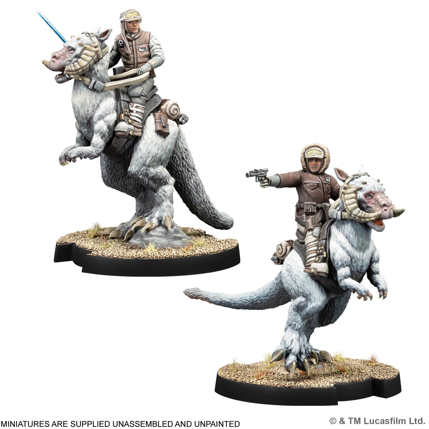 Star Wars: Legion – Captain Solo & Commander Skywalker on Tauntuns