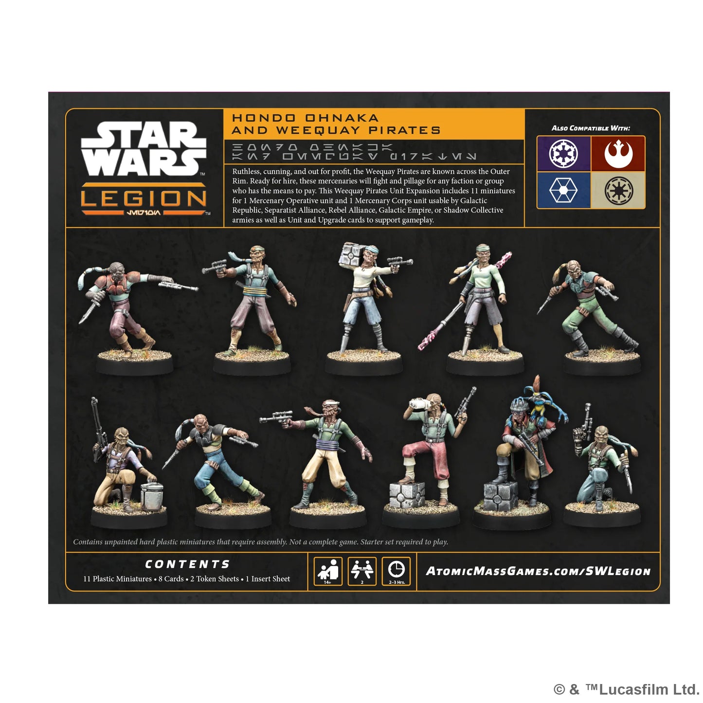Star Wars: Legion – Hondo Ohnaka & Weequay Pirates