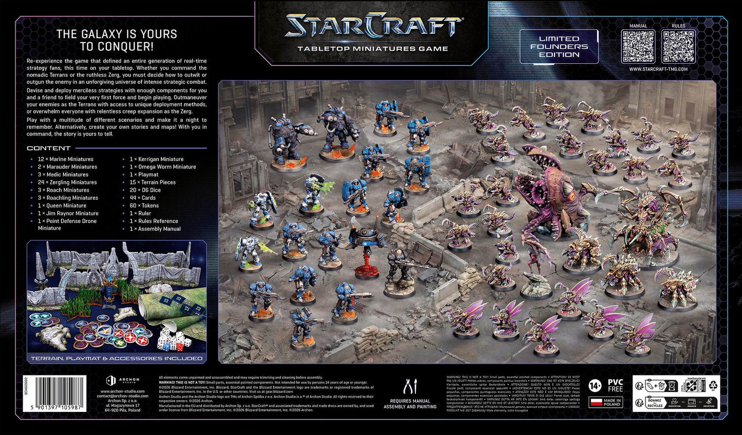 STARCRAFT® TWO PLAYER STARTER SET FOUNDERS EDITION