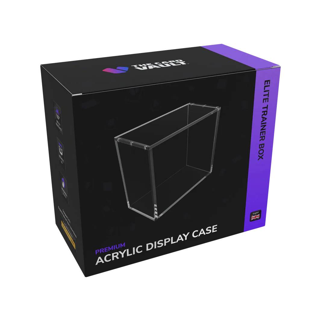 The Card Vault Premium Acrylic Case - Pokemon Elite Trainer Box (English)