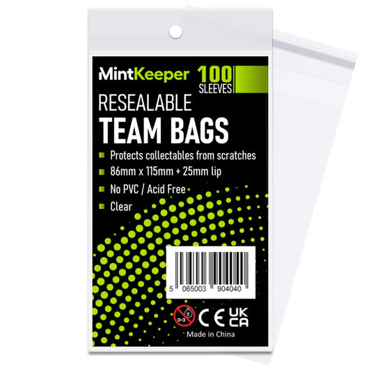 MintKeeper - Resealable Team Bags 100 Pack
