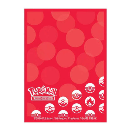Pokémon Energy Deck Protector Sleeves - Fire Type (65ct)