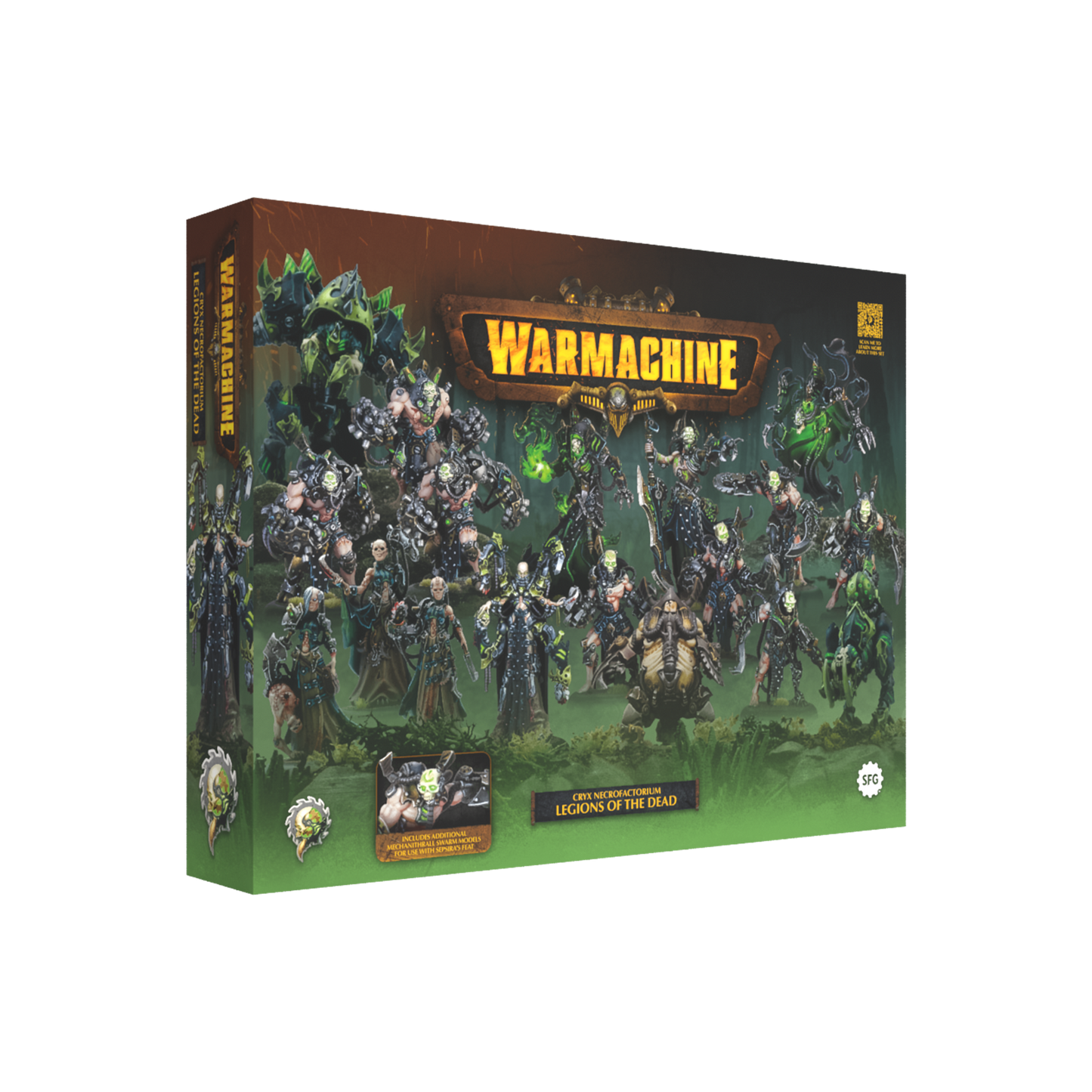 Warmachine: Cryx Necrofactorium Army Box – Legions of the Dead