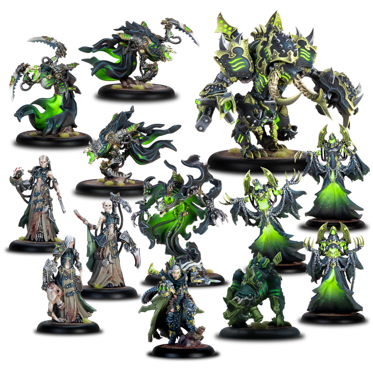 Warmachine: Cryx Necrofactorium Army Box – Wraithbinder's Host