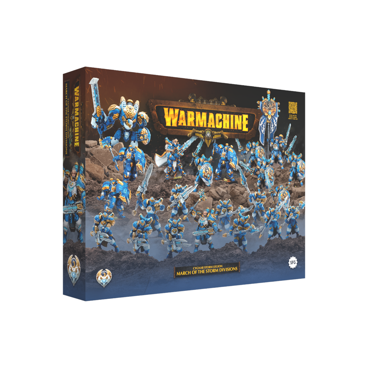 Warmachine: Cygnar Storm Legion Army Box - March of the Storm Divisions