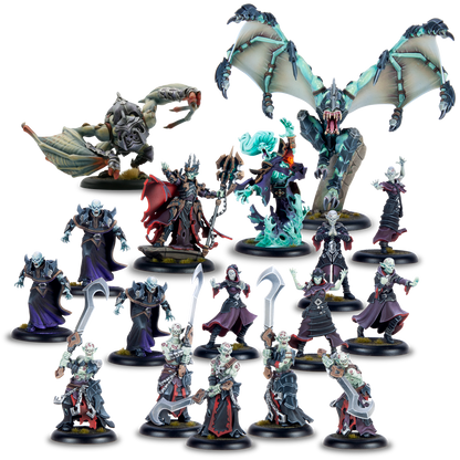 Warmachine: Dusk Fane of Nyrro Army Box – Court of Shadows