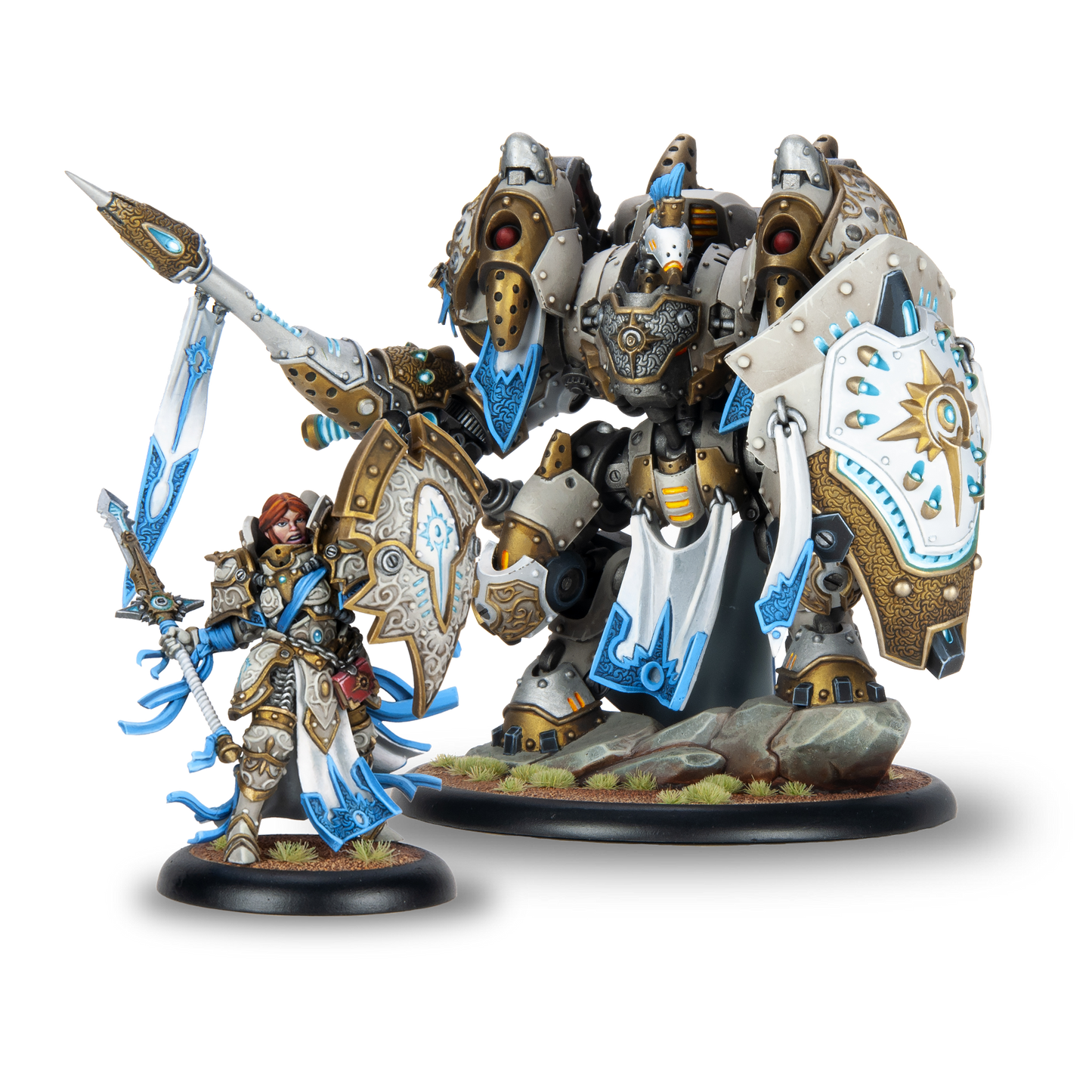 Warmachine: Constance Blaize and Gallant (HIPS)