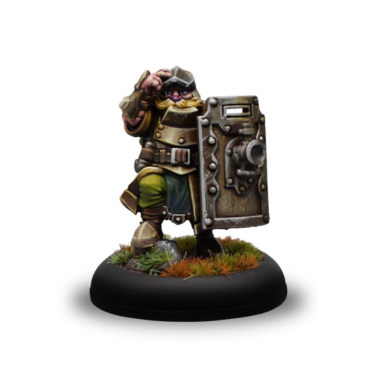 Warmachine: Captain Barl "Demolisher" Dunax (Mercenary)