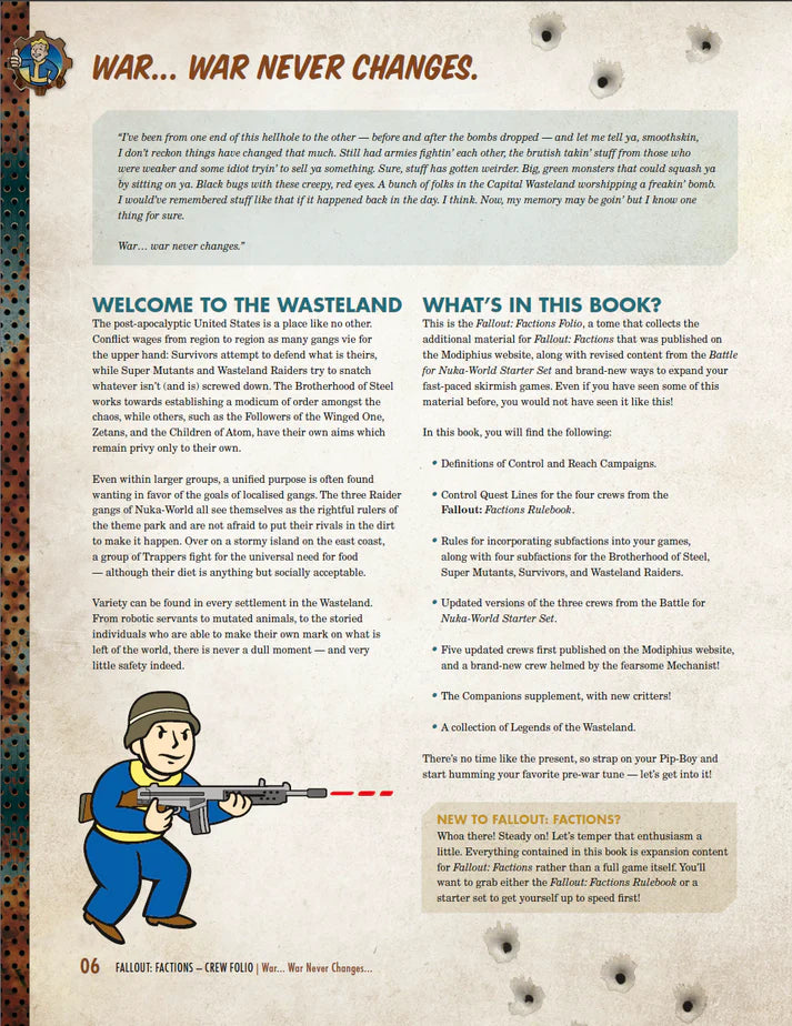 Fallout: Factions - Crew Folio