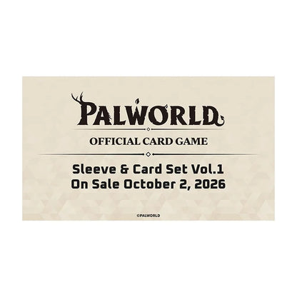 Palworld OCG - Sleeve & Card Set Vol.1