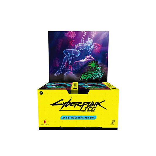 Cyberpunk TCG - Welcome to Night City Retail Booster Display (24 Packs)