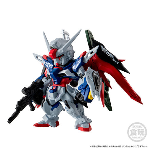Bandai Shokugan - FW GUNDAM CONVERGE Destiny Gundam Spec II & Zeus Silhouette Figure