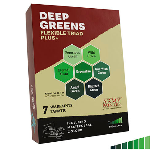 The Army Painter - Deep Greens Flexible Triad PLUS+