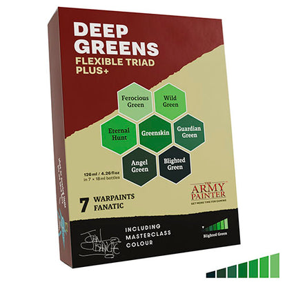 The Army Painter - Deep Greens Flexible Triad PLUS+