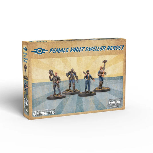 Fallout: Miniatures - Female Hero Vault Dwellers (Plastic)