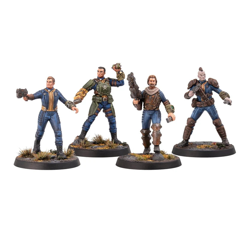 Fallout: Miniatures - Male Hero Vault Dwellers (Plastic)