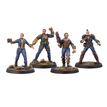 Fallout: Miniatures - Male Hero Vault Dwellers (Plastic)