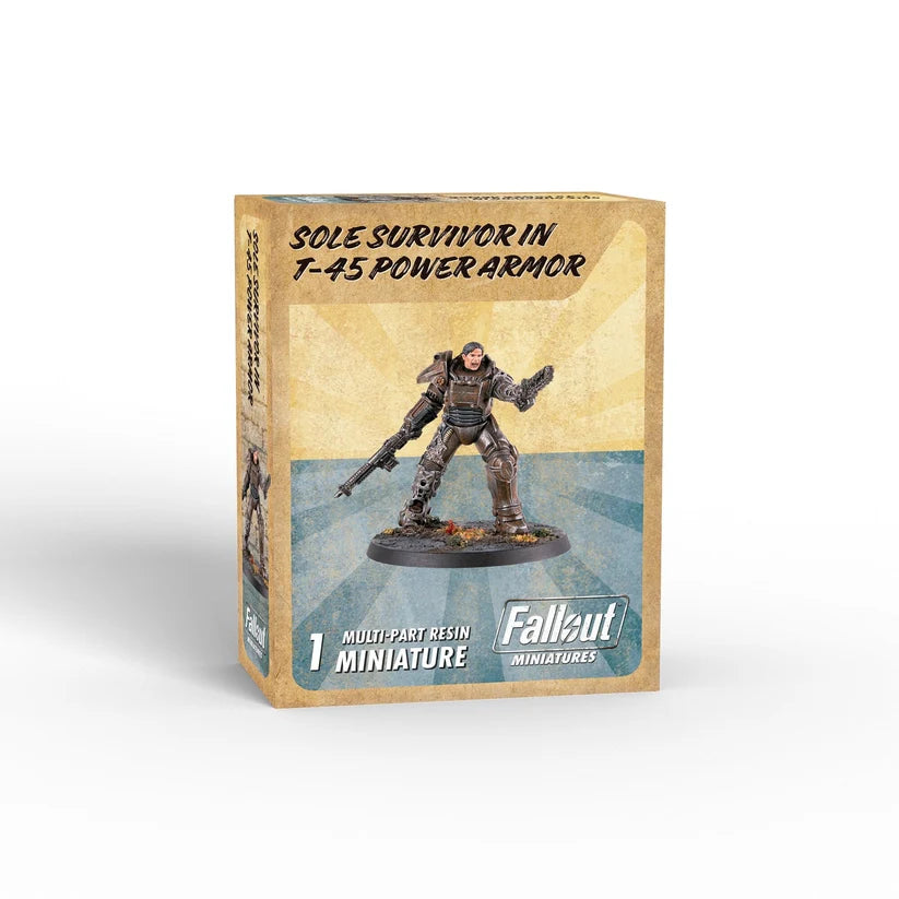 Fallout: Miniatures - Sole Survivor in T-45 Power Armor