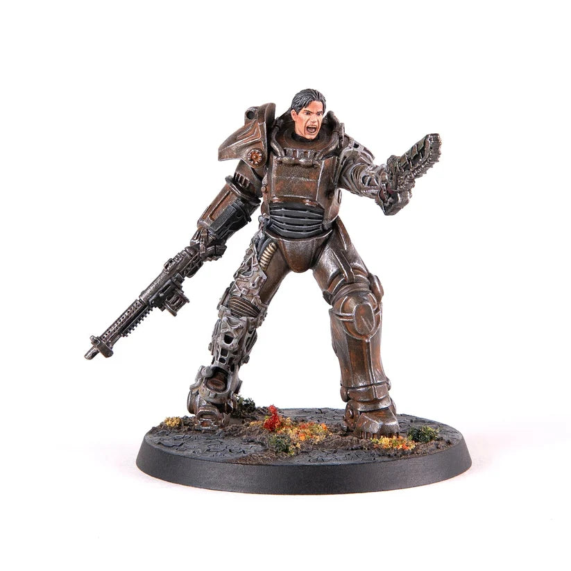 Fallout: Miniatures - Sole Survivor in T-45 Power Armor